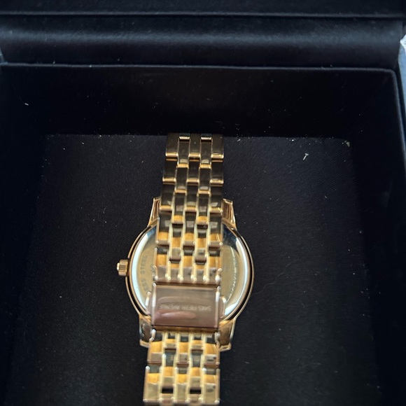 Saks Fifth Avenue Rose Gold Watch with Crystal Bezel - Picture 4 of 6